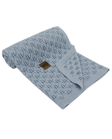 Baby bamboo blanket BLUE