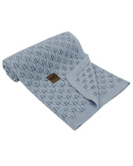 Baby bamboo blanket BLUE