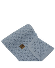Baby bamboo blanket BLUE