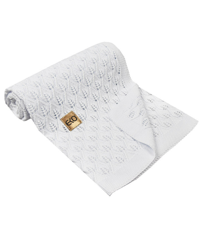 Baby bamboo blanket WHITE