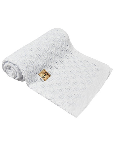 Baby bamboo blanket WHITE