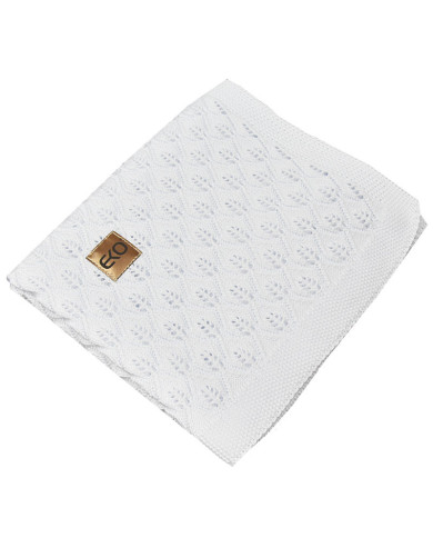 Baby bamboo blanket WHITE