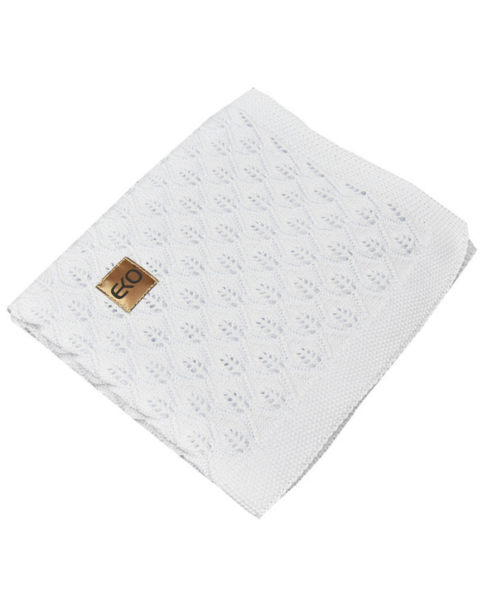 Baby bamboo blanket WHITE