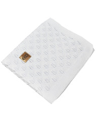 Baby bamboo blanket WHITE