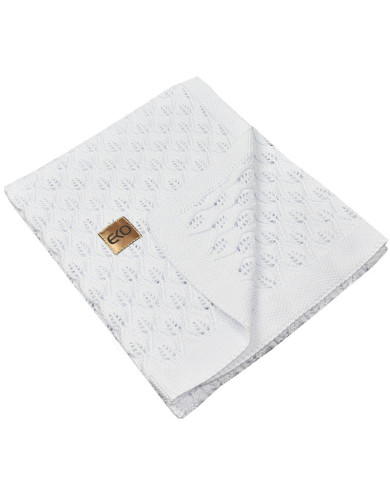 Baby bamboo blanket WHITE
