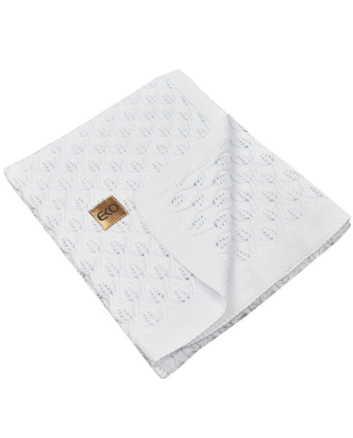 Baby bamboo blanket WHITE