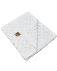 Baby bamboo blanket WHITE