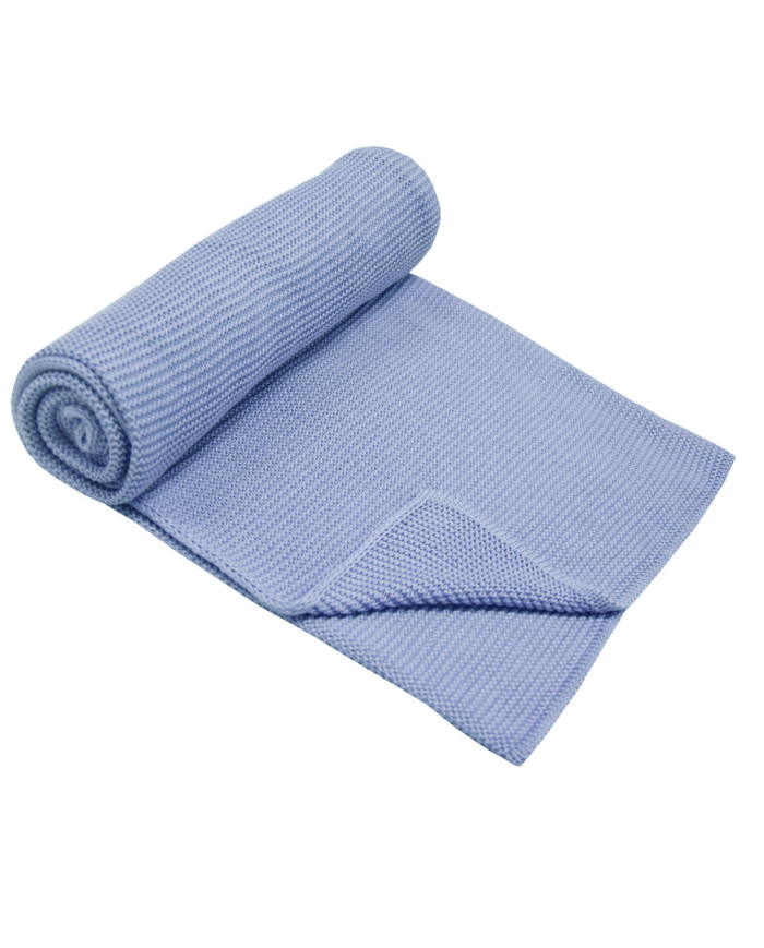 Baby bamboo blanket BLUE