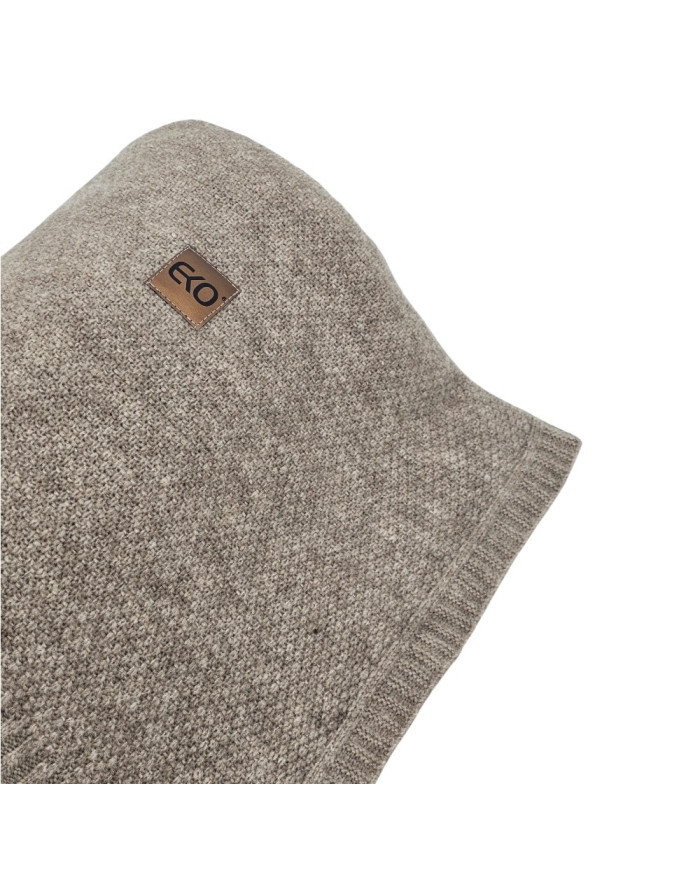 Koc dzianinowy 200x220 cm – MILANO200 TAUPE