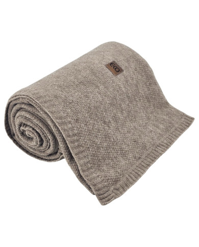 Knitted blanket 200x220 cm - MILANO200 TAUPE