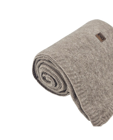Knitted blanket 200x220 cm - MILANO200 TAUPE
