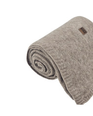 Koc dzianinowy 200x220 cm – MILANO200 TAUPE