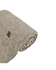 Koc dzianinowy 200x220 cm – MILANO200 TAUPE