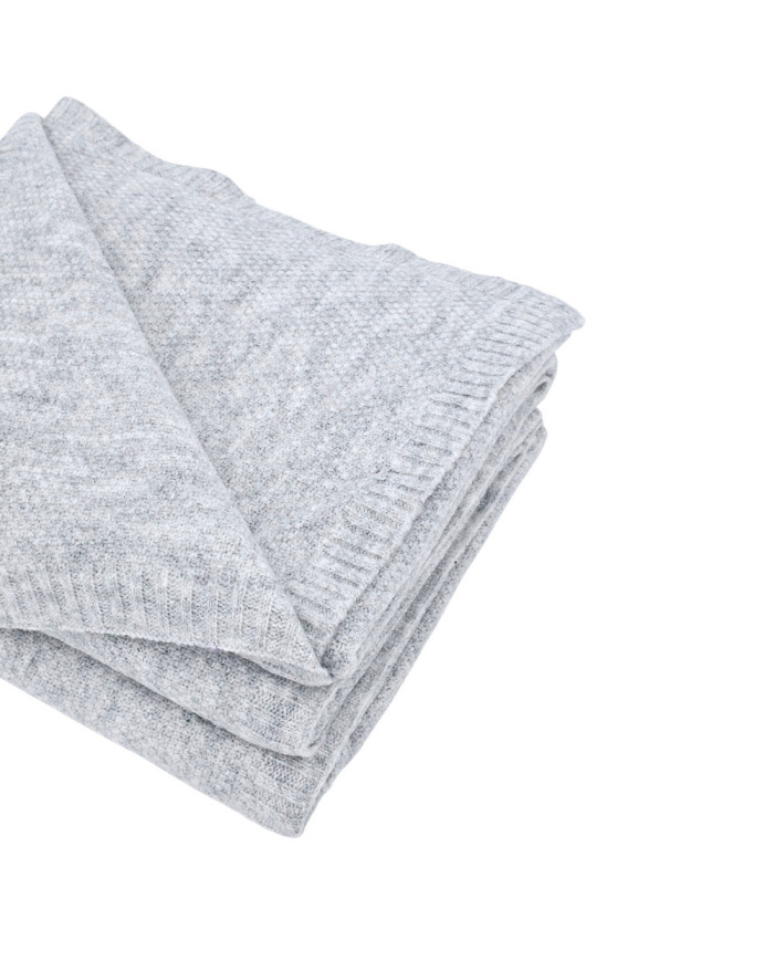Knitted blanket 200x220 cm - MILANO200 PEARL
