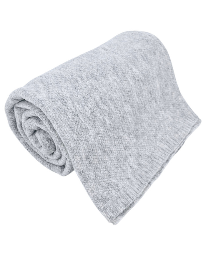 Knitted blanket 200x220 cm - MILANO200 PEARL