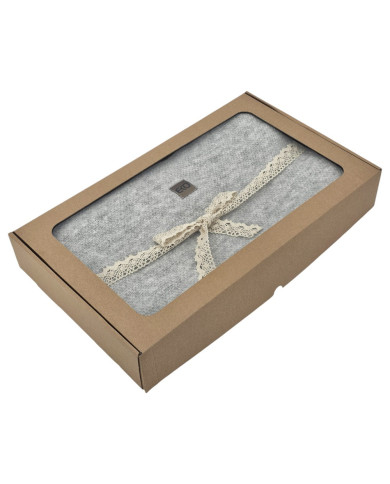 Knitted blanket 200x220 cm - MILANO200 PEARL