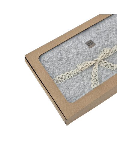 Koc dzianinowy 200x220 cm – MILANO200 PEARL