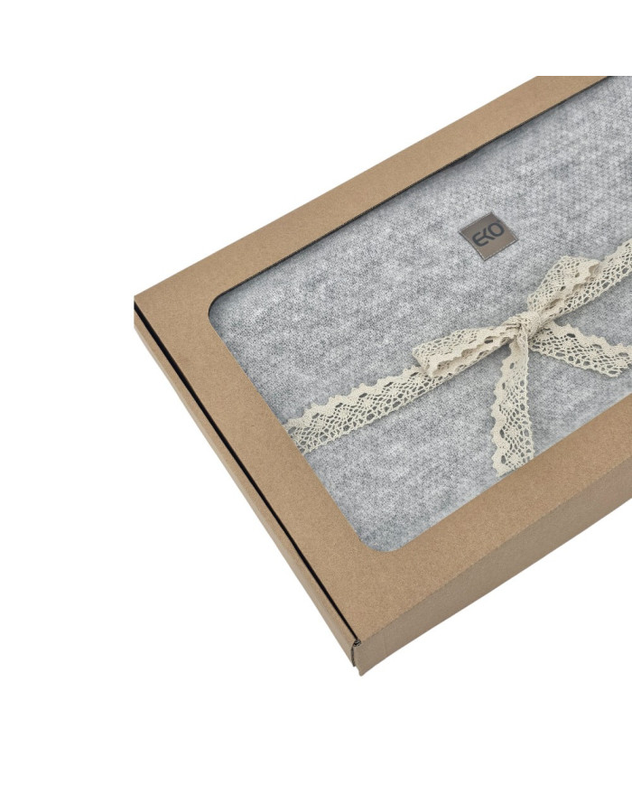 Koc dzianinowy 200x220 cm – MILANO200 PEARL