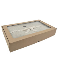 Koc dzianinowy 200x220 cm – MILANO200 LATTE