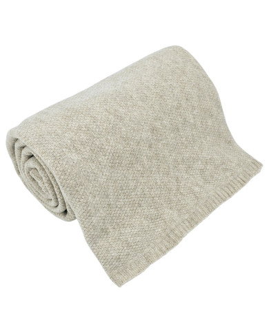 Knitted blanket 200x220 cm - MILANO200 LATTE