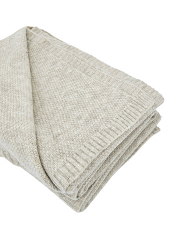 Knitted blanket 200x220 cm - MILANO200 LATTE