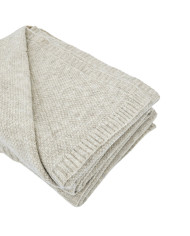 Knitted blanket 200x220 cm - MILANO200 LATTE