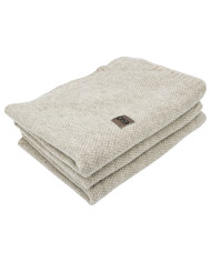 Knitted blanket 200x220 cm - MILANO200 LATTE