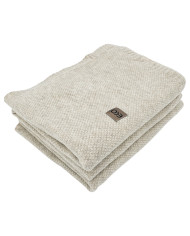 Knitted blanket 200x220 cm - MILANO200 LATTE
