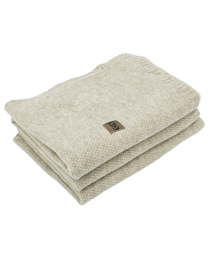 Knitted blanket 200x220 cm - MILANO200 LATTE