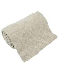 Knitted blanket 200x220 cm - MILANO200 LATTE