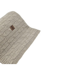 Cashmere knitted blanket 200x220 cm - VERONA200 LATTE