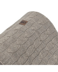 Koc dzianinowy kaszmir 200x220 cm – VERONA200 TAUPE