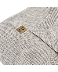 MERINO wool knitted blanket 200x220 cm - FLORENCE200 NUDE