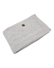 MERINO wool knitted blanket 200x220 cm - FLORENCE200 SAND