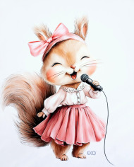 Kocyk Panelowy Muszelka PIOSENKARKA