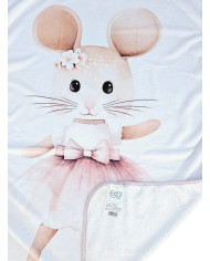 Panel blanket Shell BALLERINA MOUSE