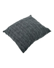 Poszewka dzianinowa na poduszkę 45x45 cm – VERONA ANTRACYT