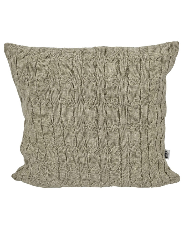 Poszewka dzianinowa na poduszkę 45x45 cm – VERONA LATTE