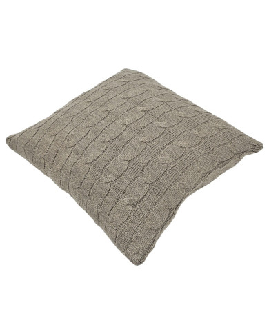 Poszewka dzianinowa na poduszkę 45x45 cm – VERONA TAUPE