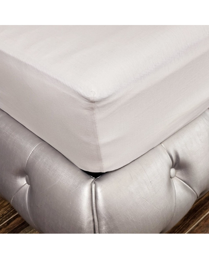 Prześcieradło Jersey z gumką 120x200x30 cm PUDROWY RÓŻ