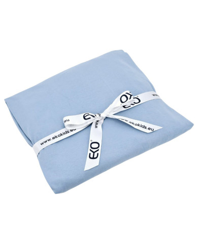 Jersey sheet with elastic band 160x200x30 cm BLUE