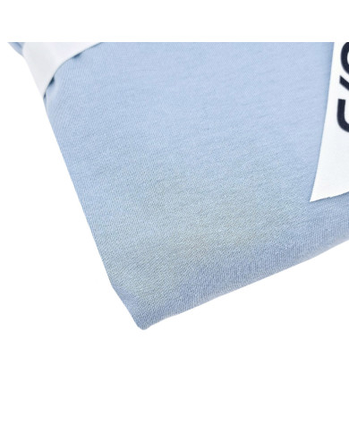 Jersey sheet with elastic band 160x200x30 cm BLUE