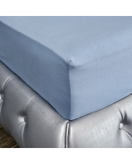 Prześcieradło Jersey z gumką 160x200x30 cm NIEBIESKI