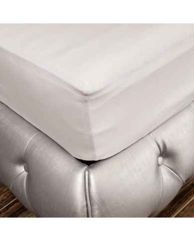 Prześcieradło Jersey z gumką 200x220x30 cm PUDROWY RÓŻ