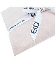 Prześcieradło Muślinowe z gumką 160x200x30 cm PUDROWY RÓŻ