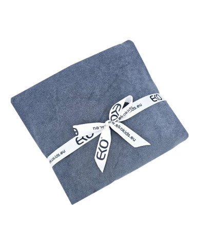 Prześcieradło Frotte z gumką 160x200x30 cm GRAFIT