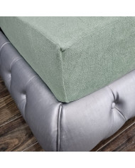 Prześcieradło Frotte z gumką 160x200x30 cm OLIWKA