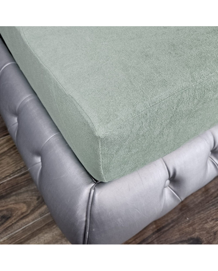 Prześcieradło Frotte z gumką 160x200x30 cm OLIWKA
