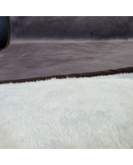 Narzuta drukowana 160x200 cm STONE BROWN